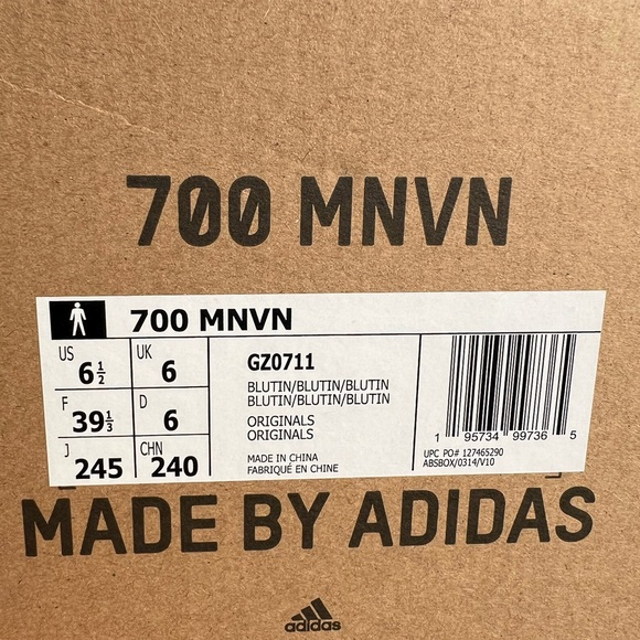 Adidas YEEZY Boost 700 MNVN "Blue Tint" Colorway Unisex Reflective Sneakers - Picture 12 of 12